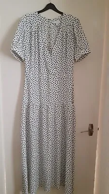 £13.50 • Buy Fab Topshop, White Wrap Effect Maxi Dress, Size 12Tall, Worn Once.