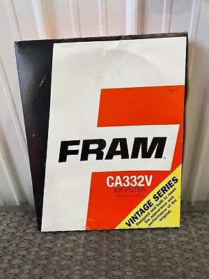 FRAM CA332V Vintage Series Air Filter Mopar AAR Cuda Challenger T/A Six Pack • $589