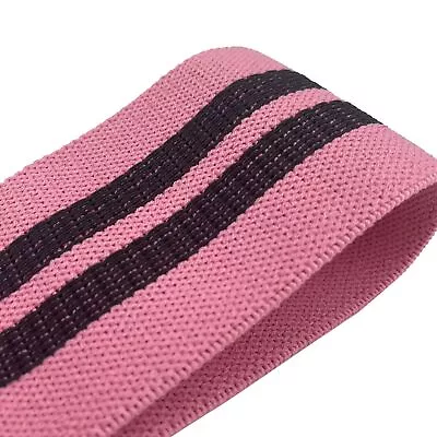 Resistance Loop Fabric Booty Band Anti-slip - Pink Large • $14.44