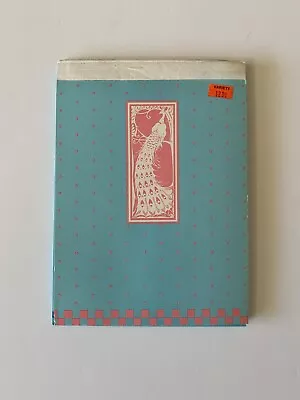 Vintage Mead Montag Super Shade Blue Peacock Decorated Sheets Writing Paper • $20.20