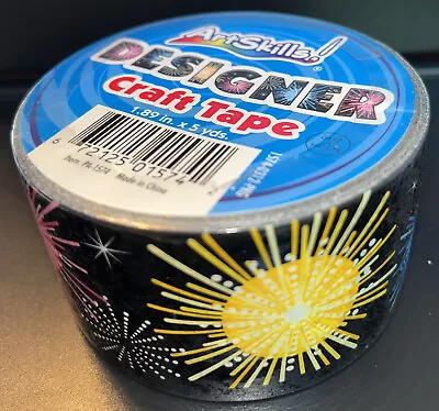 $7.99 • Buy Art Skills Designer FIREWORKS Craft Tape Factory Sealed BNIP