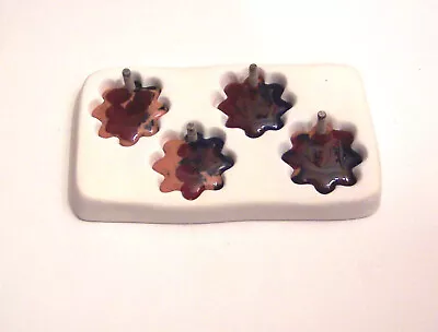 Perfect-Hole Four 1 7/8  Flowers Glass Fusing Mold Frit Casting Jewelry Molds • $50
