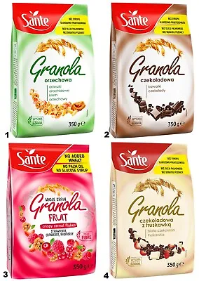 SANTE Granola Nut Chocolate Fruit White Chocolate With Strawberries 350g • $45.95