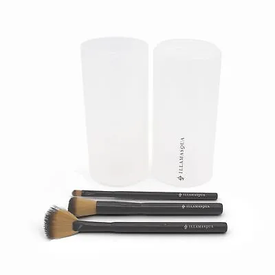 Illamasqua 3 Piece Brush Kit With Canister - Imperfect Container • £43.08