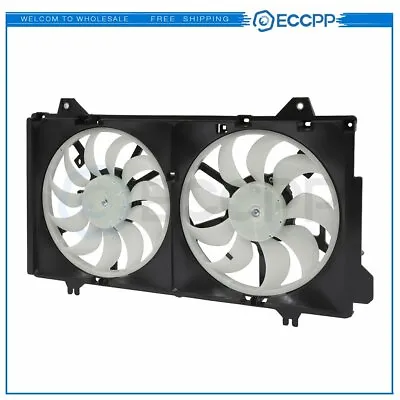 Electric Radiator Condenser Cooling Fan Assembly For 2014 2015 2016 2017 Mazda 6 • $72.99