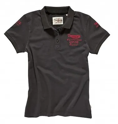 £9.99 • Buy Genuine Triumph 1902 Union Ladies Polo Shirt (Large)