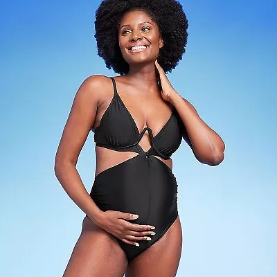 Underwire Twist-Front One Piece Maternity Swimsuit - Isabel Maternity By Ingrid • $7.99