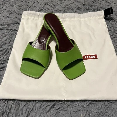 $80 • Buy STAUD Simone Leather Mule Size 6.5