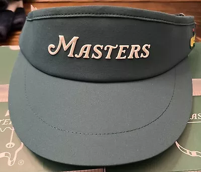 Masters Golf Visor Tour Style Green Augusta National 2024 Masters Pga New • $59.99