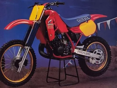 LICENSED HONDA VINTAGE 1986 CR500R Wings Decal Shroud Stickers WORKS BIKE CR500 • $19.87