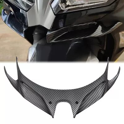 Fairing Aerodynamic Winglets Front Cover For 2018-2022 Kawasaki Ninja 250 400 • $38.29