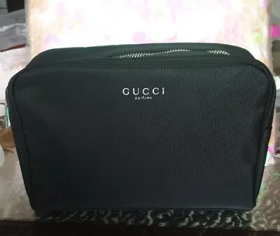 £15.99 • Buy *New Gucci Parfums Black Makeup Cosmetic Bag Travel Pouch Unisex(GUCCBG