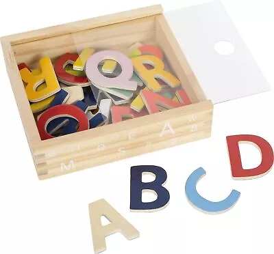 Small Foot 10732 Magnetic Letter In A Wooden Box Magnetic Letters • £22.01