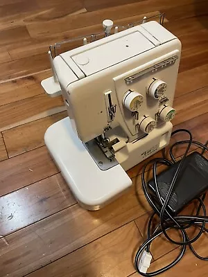 Janome 134D Serger Sewing Machine My Lock Differential Feed W/ Pedal & Thread • $115