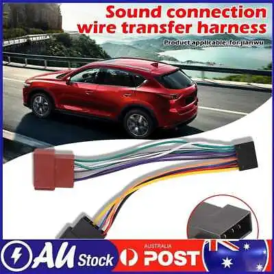 For KENWOOD ISO Wiring Harness Connector Adaptor Cable Car Stereo Loom 16 Pin • $9.79