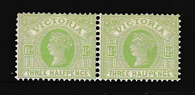 1890-99 QUEEN VICTORIA 1 1/2d JOINED PAIR VICTORIAN PRE-DECIMAL STAMPS MUH #23 • $3.18