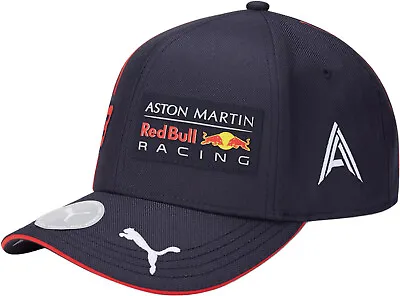 £12 • Buy CAP Aston Martin Red Bull Racing Formula One Team 1 F1 Puma Curved Peak Navy NEW