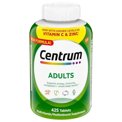 Centrum 425 Tablets Men/Women Adults Under 50 Multi Vitamin Mineral • $29.99