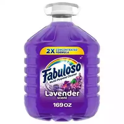 Fabuloso Multi-Purpose Cleaner 2X Concentrated Formula Lavender Scent 169 Oz • $11.10