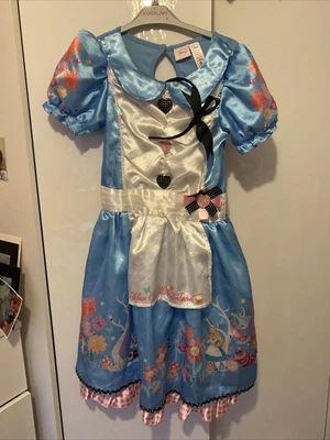 £4.50 • Buy Alice In Wonderland Costume Girls, Dress, Hair Band Age 9-10 Years Tu