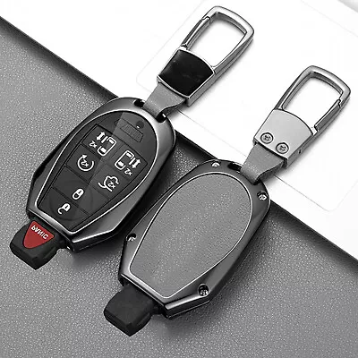 Zinc Alloy Car Remote Key Fob Case Cover Bag Holder For Chrysler Dodge Jeep • $17.51