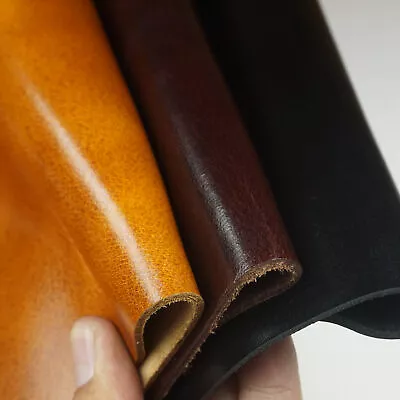 $60.64 • Buy USA Grain Leather Pieces Premium Cowhide Square Genuine Leathercraft 5/6 OZ