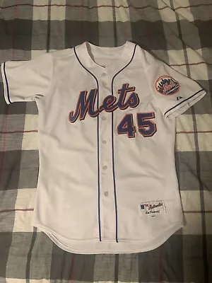 Majestic New York Mets #45 Pedro Martinez Home Jersey White Size 44 • $155