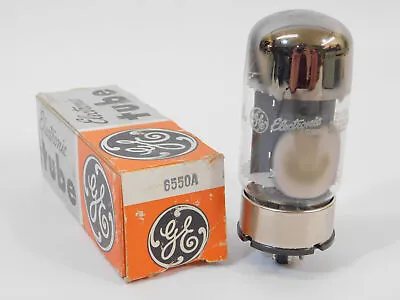 GE 6550 Vintage 1985 NOS Gray Plate Vacuum Tube (excellent Testing Scores) • $140