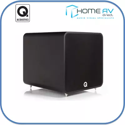 Q Acoustics QB12 Active Subwoofer 220 Watts Sub Carbon Black New 2 Year Warranty • £459