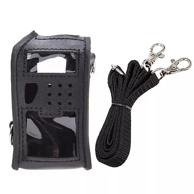 Walkie Talkie Leather Soft Case Cover For BAOFENG UV 5R Portable Ham Radio UV-5R • £7.07