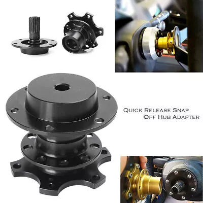 Fit Sparco Momo Car Sport Steering Wheel Quick Release Snap Off Hub Adapter • $32.52