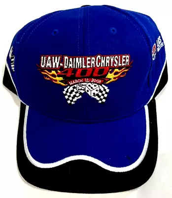 Vintage Nascar Hat Las Vegas UAW-Daimler Chrysler 400 2006 Race Day Hat USA Made • $9