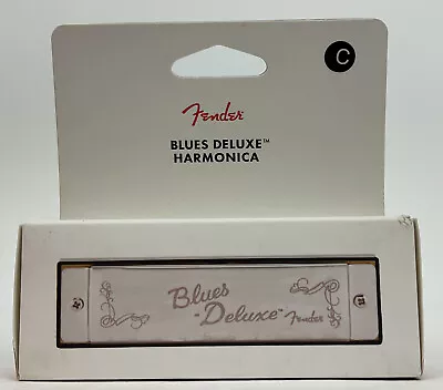 New Fender Blues Deluxe Harmonica Key Of C New In Box • $11.99