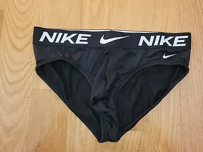 Nike Dri-Fit  Men's Polyester Blend Briefs Black Choose Size • $10.39