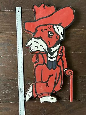 Vtg Ole Miss Rebels Colonel Reb Figure Door Hanger Tailgate Decor Mississippi • $30