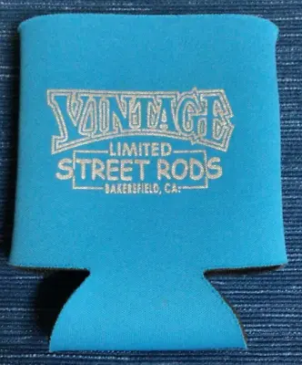 Vintage Limited Street Rods Bakersfield CA Beer Soda Can Coozie Koozie ~894A • $12.95