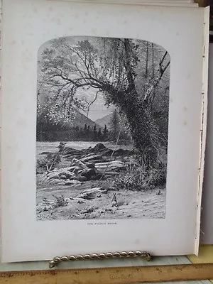 Vintage PrintTHE FRENCH BROADPicturesque Americac1870s • $12