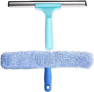 £13.57 • Buy Acehome 2 In 1 Window Cleaning Kit Microfiber Washer And All Purpose Squeegee W