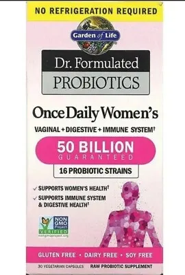 $28.77 • Buy Garden Of Life- Dr. Formulated Probiotics Once Daily Women's Exp. 6/24 Free Ship