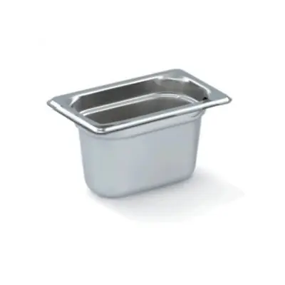 Case Of 6 Steam Table Pan Vollrath 90942 Super Pan 3 S/S 1/9 Size X 4  D Food • $44.95