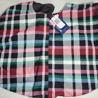Vera Bradley Quilted Christmas Tree Skirt Ribbons Plaid Cotton NWT • $45