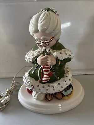 Antique Light-up Mrs. Claus • $50