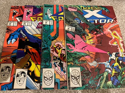 £6 • Buy X-Factor #33, 34, 35, 36 VFN Lot Of 4 Comics Inferno Cyclops Beast