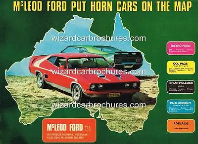 1974 Ford Xb Falcon Gt 351 Hardtop A3 Poster Ad Sales Brochure Advertisement • $14.85