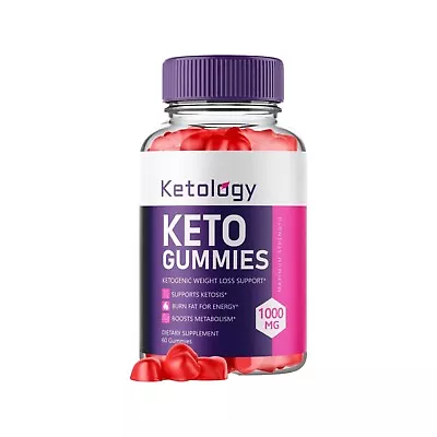 Ketology Keto Gummies - Advanced Weight Loss Vegan Non GMO (60 Gummies) • $19.99