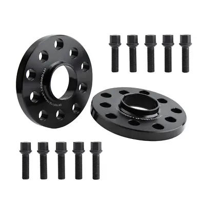 2x 15MM  5x100 5x112 Wheel Spacers Hubcentric 57.1 Mm For VW Golf CC Audi A4 A6 • $42.49