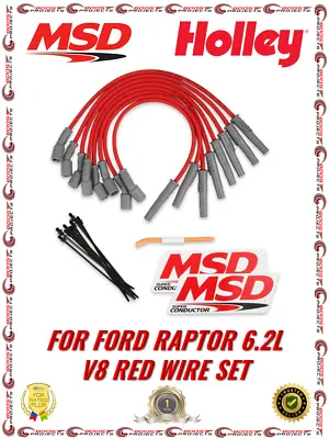 MSD 8.5mm Spark Plug Wire Set For Ford Raptor 6.2L & 379 Engines 31639 • $102.95