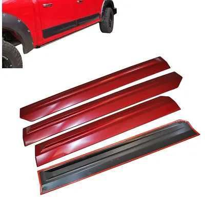 Painted Ruby Red #RR Body Side Molding Trim Protector 15-20 Ford F150 Crew Cab • $99.50