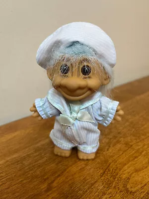 Vintage Russ Pajama Troll Doll   With Hat • $10