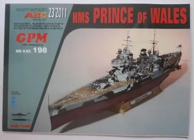 £46.80 • Buy GPM 198 (23/2011) - British Battleship HMS Prince Of Wales 